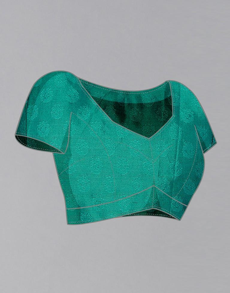 Rama Green Banarasi Silk Saree | Sudathi