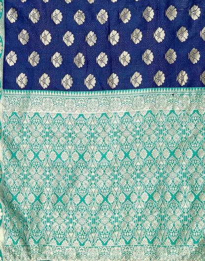 Rama Green Banarasi Silk Saree | Sudathi