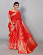Red Banarasi Silk Saree | Sudathi