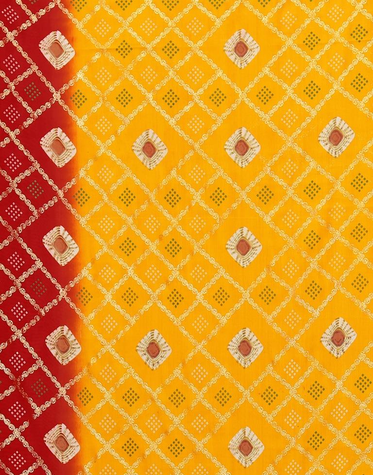 Yellow Georgette Saree | Sudathi