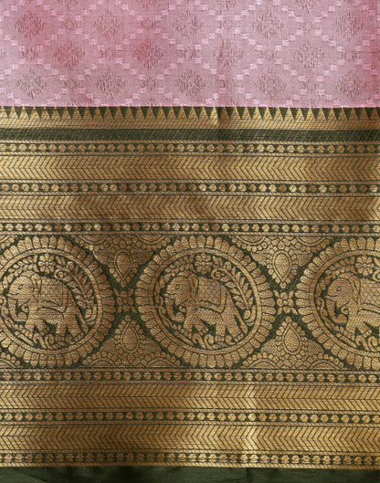 Light Pink Kanjivaram Silk Saree | Sudathi