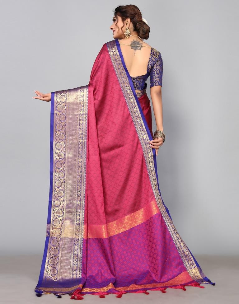 Purple Kanjivaram Silk Saree | Sudathi