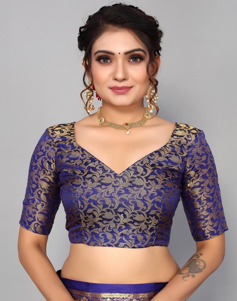 Purple Kanjivaram Silk Saree | Sudathi