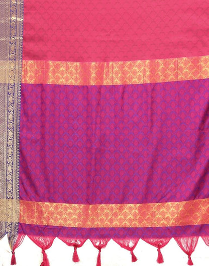 Purple Kanjivaram Silk Saree | Sudathi
