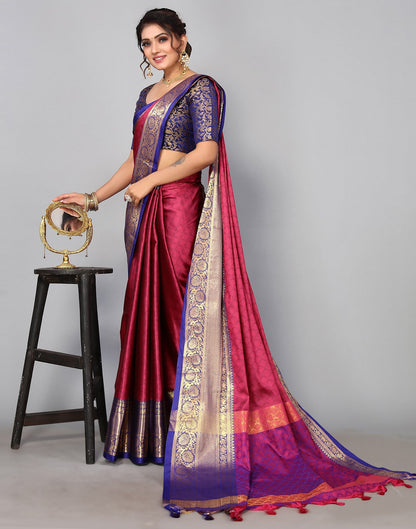 Purple Kanjivaram Silk Saree | Sudathi