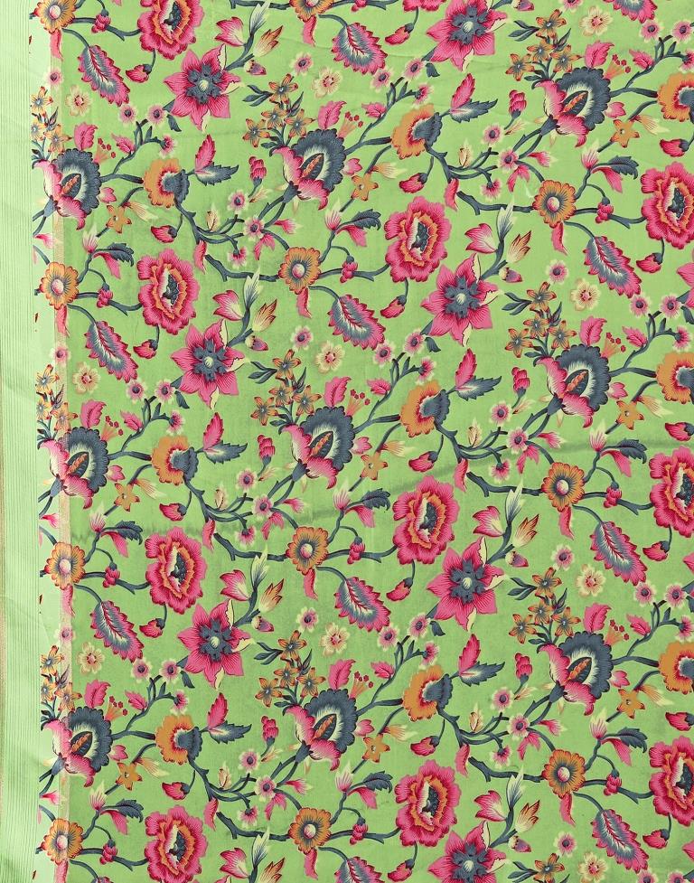 Light Green Georgette Saree | Sudathi