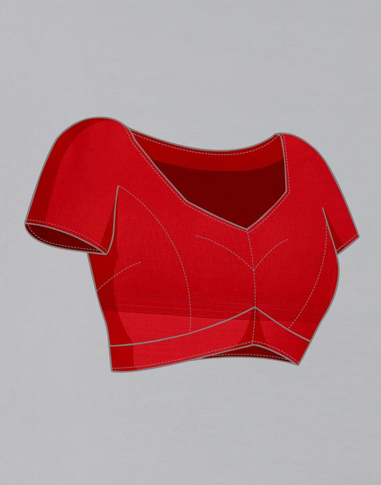 Red Georgette Saree | Sudathi