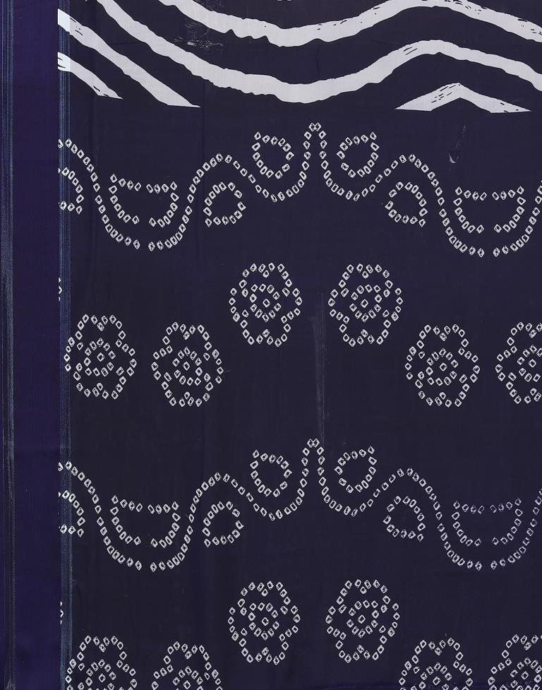 Navy Blue Georgette Saree | Sudathi