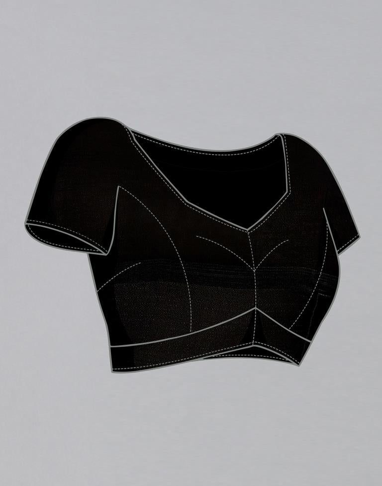 Grey Georgette Saree | Leemboodi