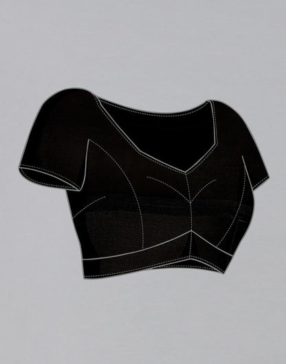 Grey Georgette Saree | Leemboodi