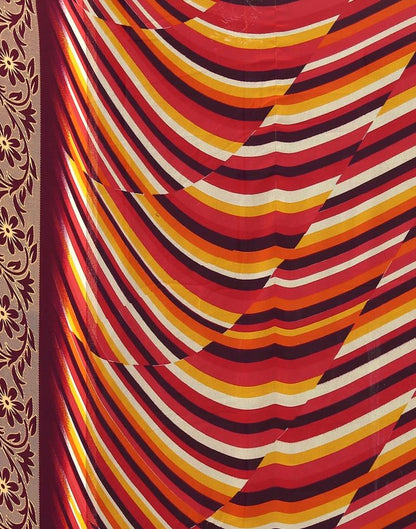 Multicoloured Georgette Saree | Sudathi