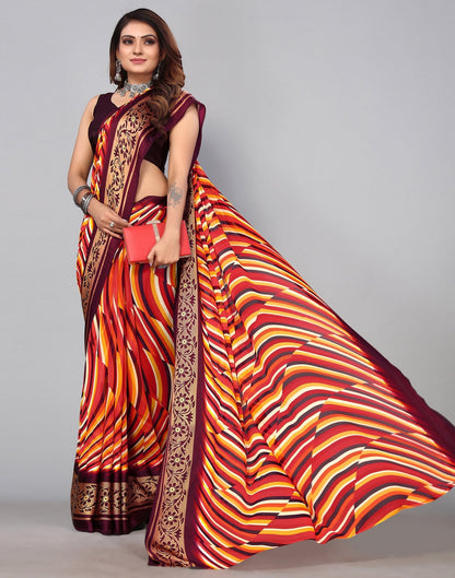 Multicoloured Georgette Saree | Sudathi