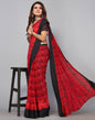 Red Georgette Saree | Sudathi