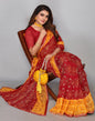 Maroon Chiffon Saree | Sudathi