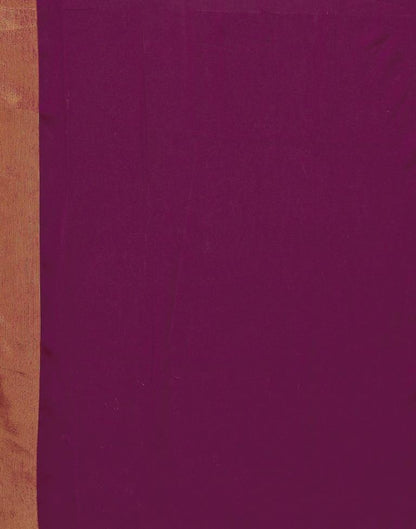 Navy Blue Chiffon Plain Saree