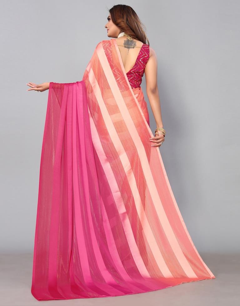 Pink Georgette Saree | Sudathi