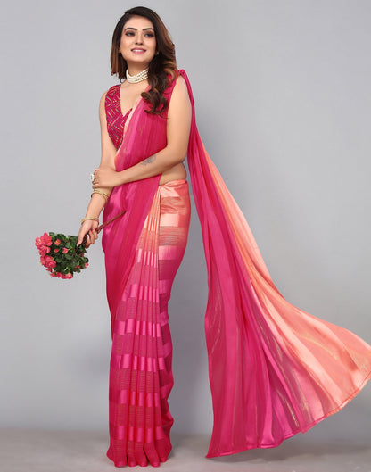Pink Georgette Saree | Sudathi