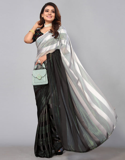 Black Georgette Saree | Sudathi