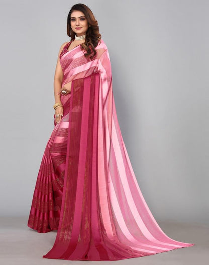 Maroon Georgette Saree | Sudathi