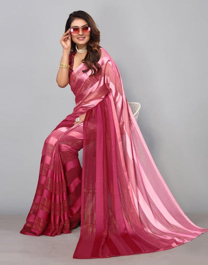Maroon Georgette Saree | Sudathi