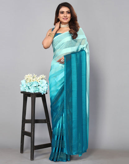 Blue Georgette Saree | Sudathi