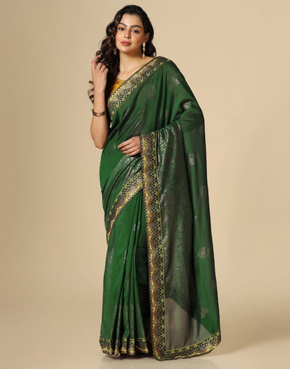 Green Silk Saree | Leemboodi