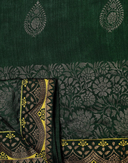 Green Silk Saree | Leemboodi