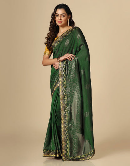 Green Silk Saree | Leemboodi