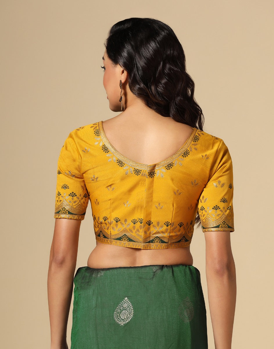 Green Silk Saree | Leemboodi