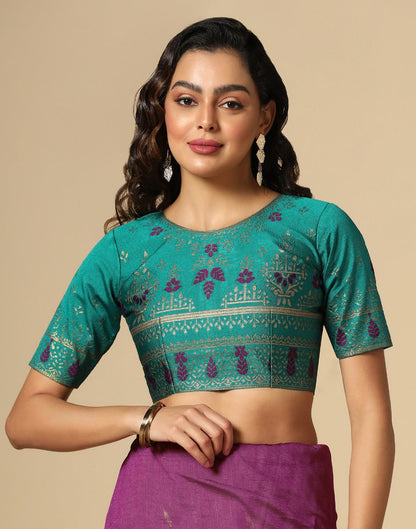 Purple Silk Saree | Leemboodi