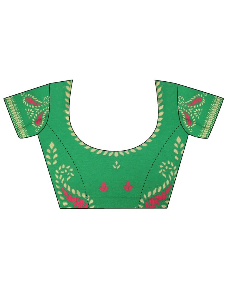 Hot Pink Silk Saree | Leemboodi