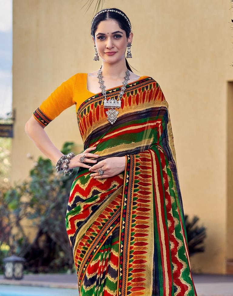 Multi Georgette Saree | Sudathi