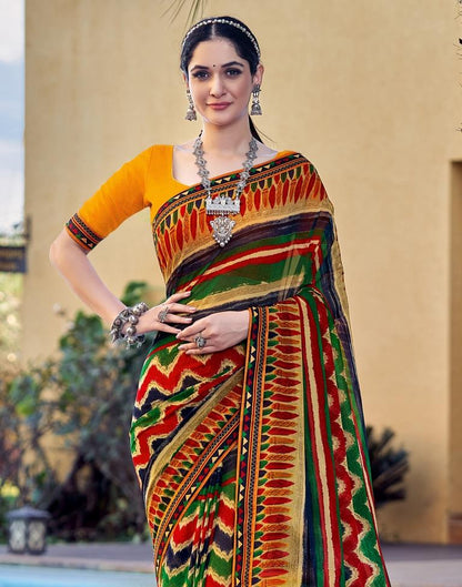 Multi Georgette Saree | Sudathi
