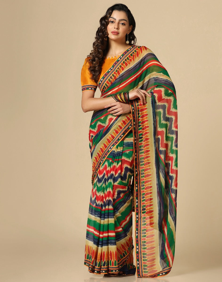 Multi Georgette Saree | Sudathi