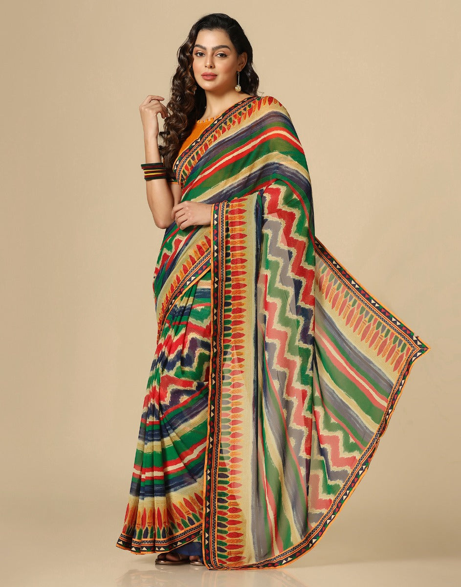 Multi Georgette Saree | Sudathi