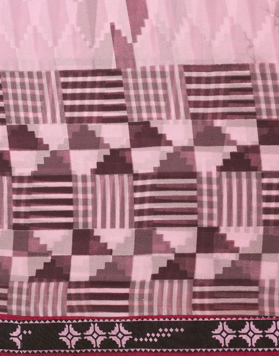 Light Purple Georgette Saree | Leemboodi