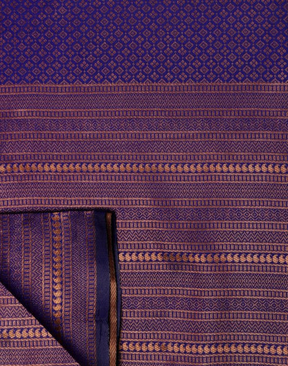 Royal Blue Silk Weaving Saree