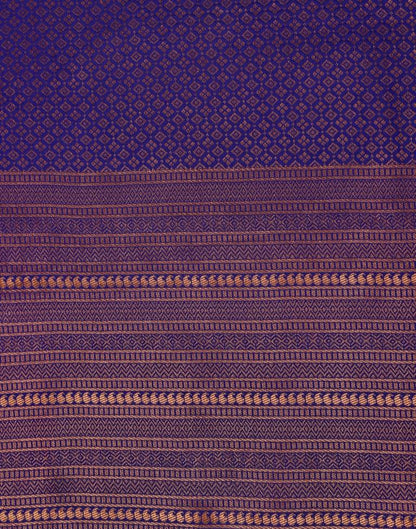 Royal Blue Silk Weaving Saree
