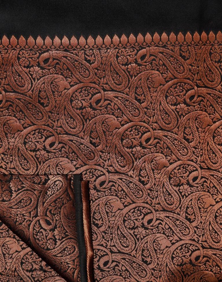 Black Silk Weaving Saree