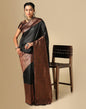 Black Silk Weaving Saree