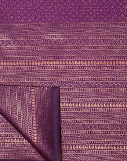 Purple Kanjivaram Silk Saree | Leemboodi