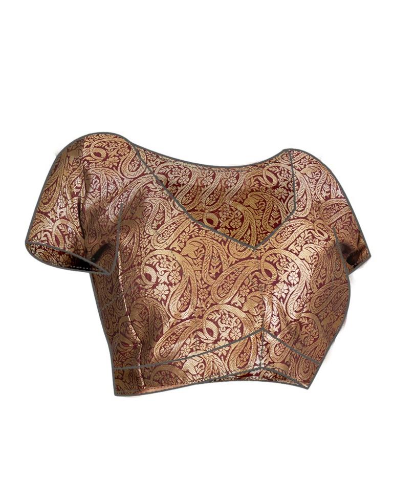 Maroon Kanjivaram Silk Saree | Sudathi