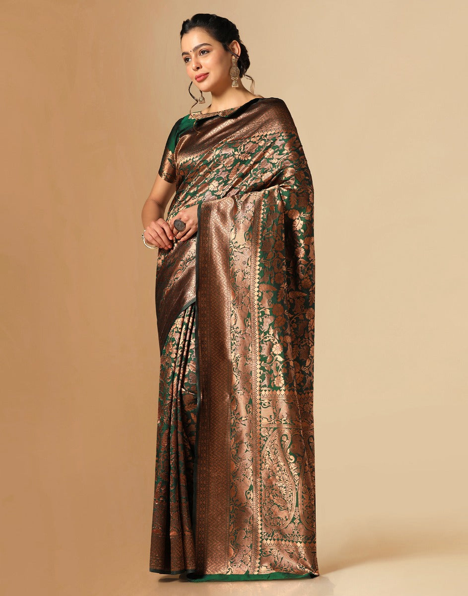Green Silk Saree | Sudathi