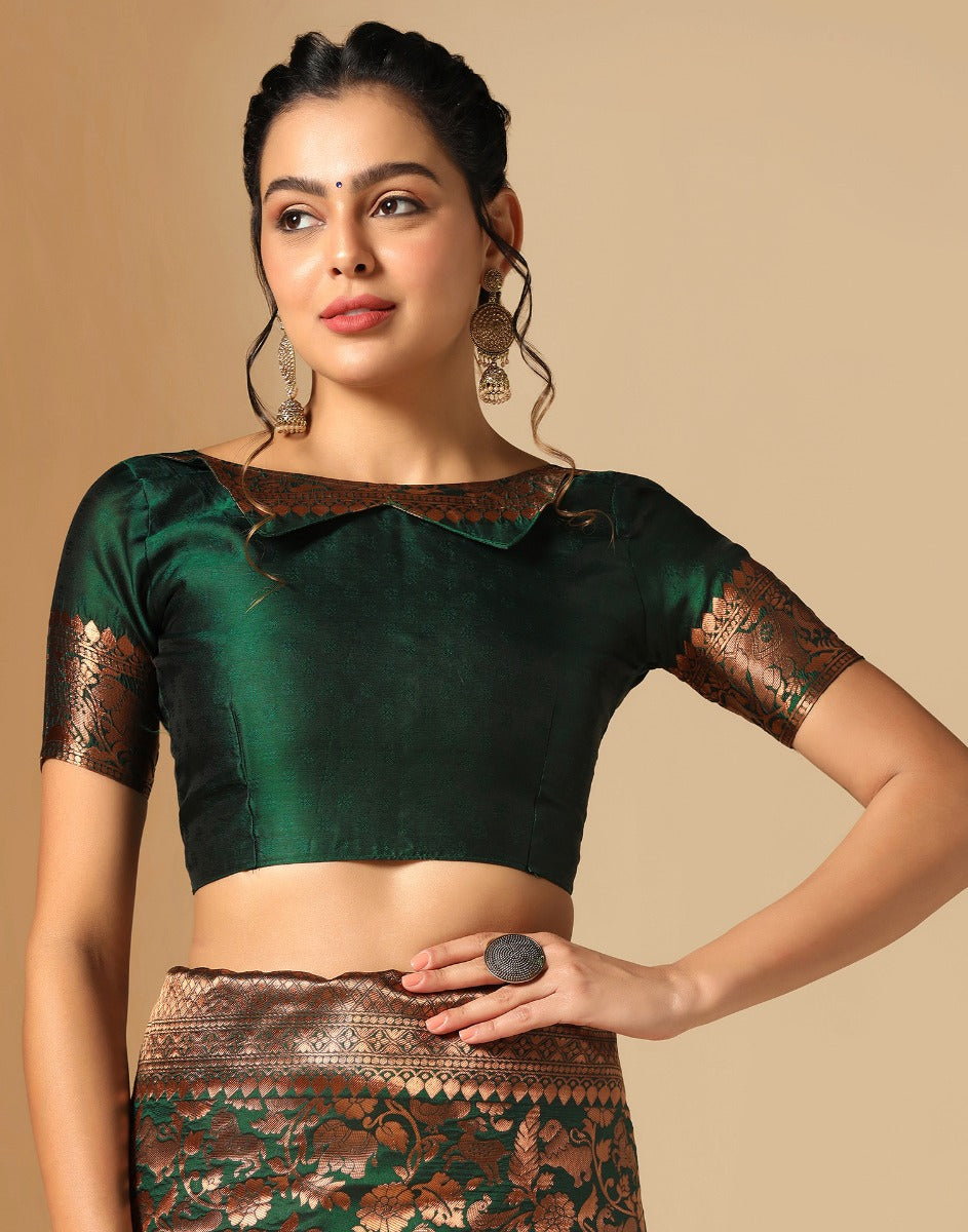 Green Silk Saree | Sudathi