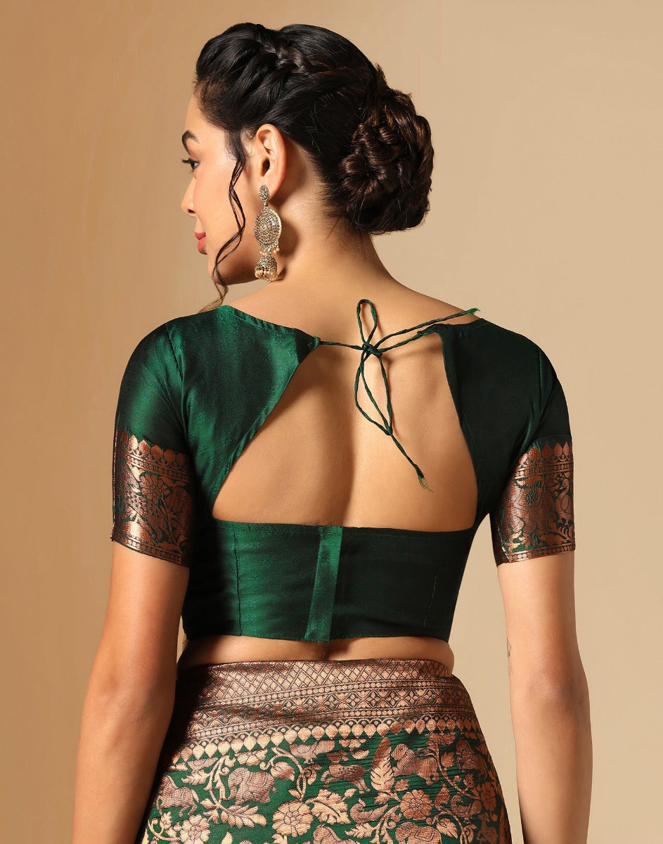 Green Silk Saree | Sudathi