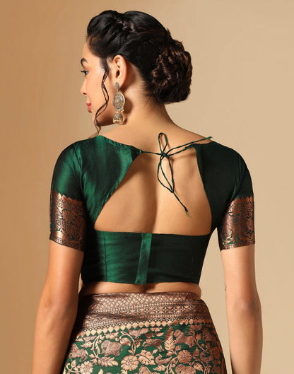 Green Silk Saree | Sudathi