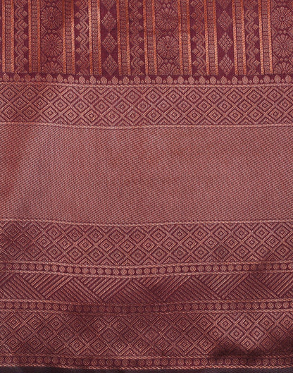 Maroon Silk Saree | Leemboodi