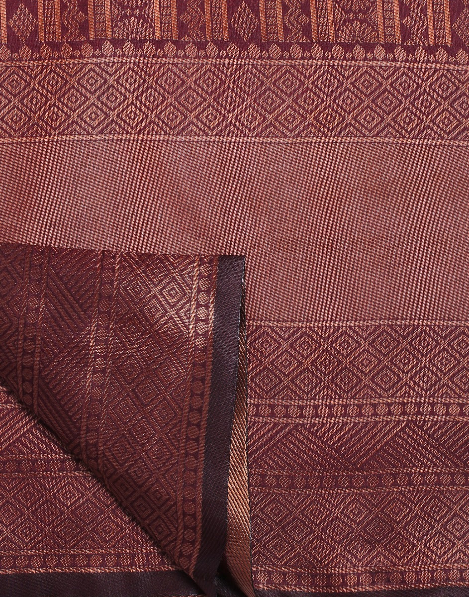 Maroon Silk Saree | Leemboodi