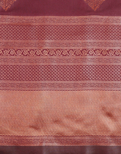 Maroon Silk Saree | Leemboodi