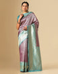 Purple Silk Jacquard Saree | Sudathi
